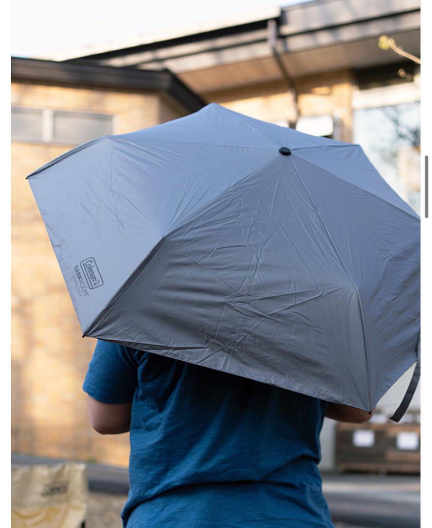 <送料無料>Coleman 晴雨兼用 自動開閉 折りたたみ傘 55cm 2本