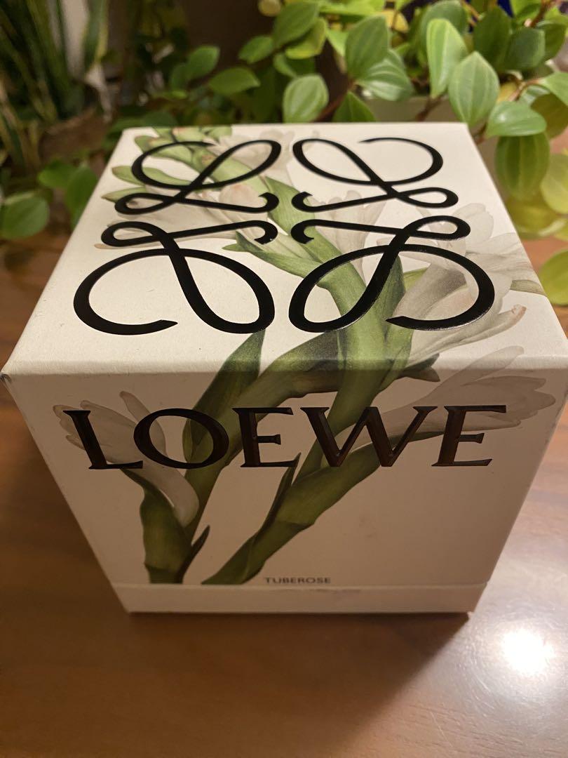 【新品未使用】LEWE ロエベフレグランスキャンドル　チューべローズS 170g