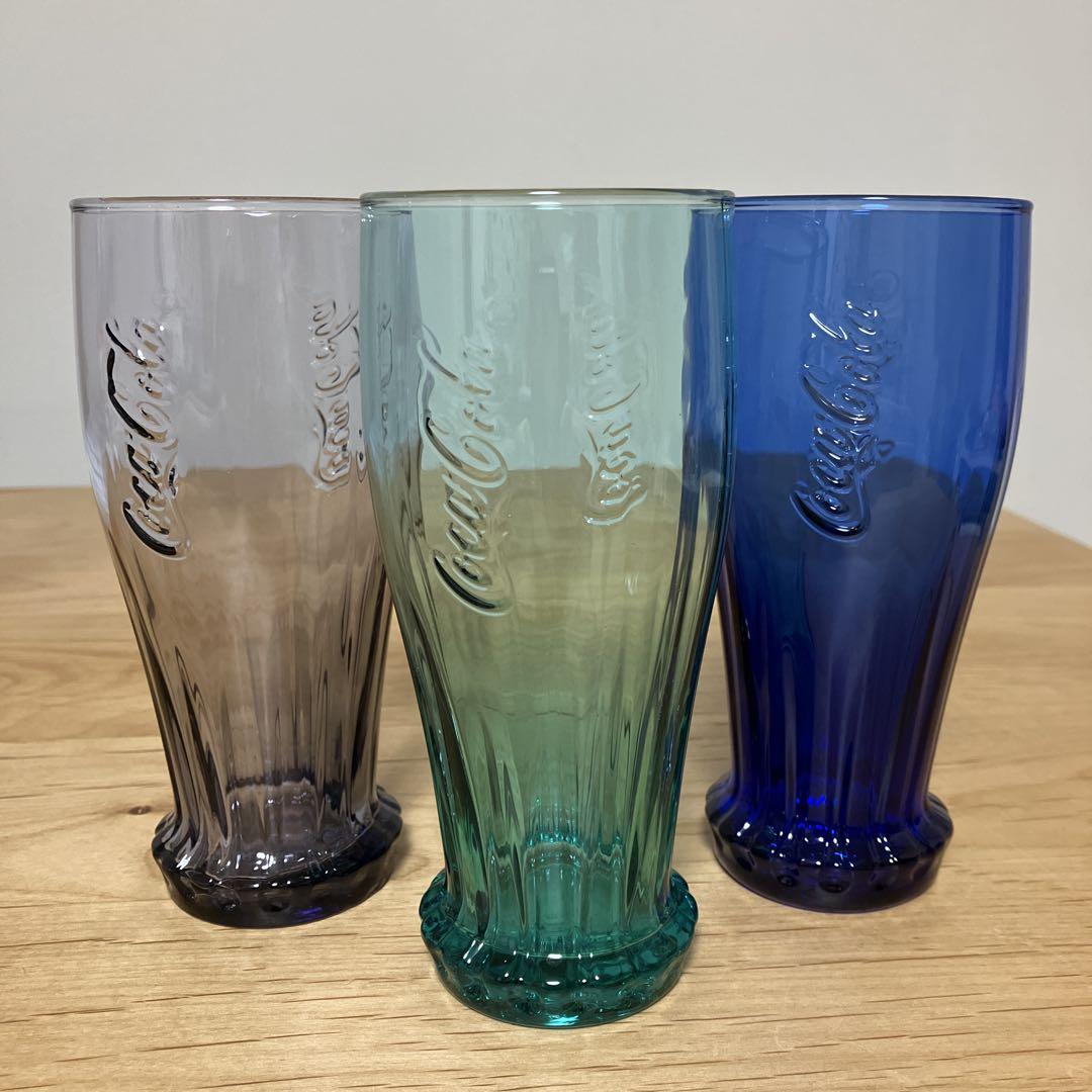 コカコーラ×マクドナルド☆コラボグラス Coca-Cola コカコーラ クラウングラス マクドナルドコラボ 3個