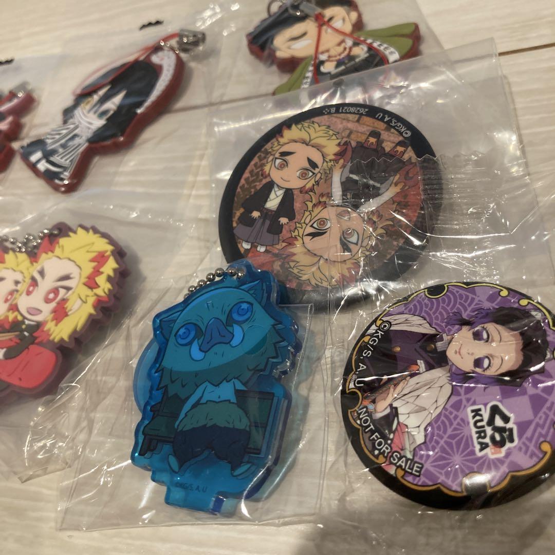 缶バッチ、ラバーストラップ、アクリルキーホルダー