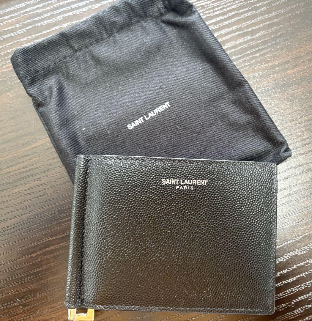 《未使用》サンローランSaint Laurent レザー カードケース