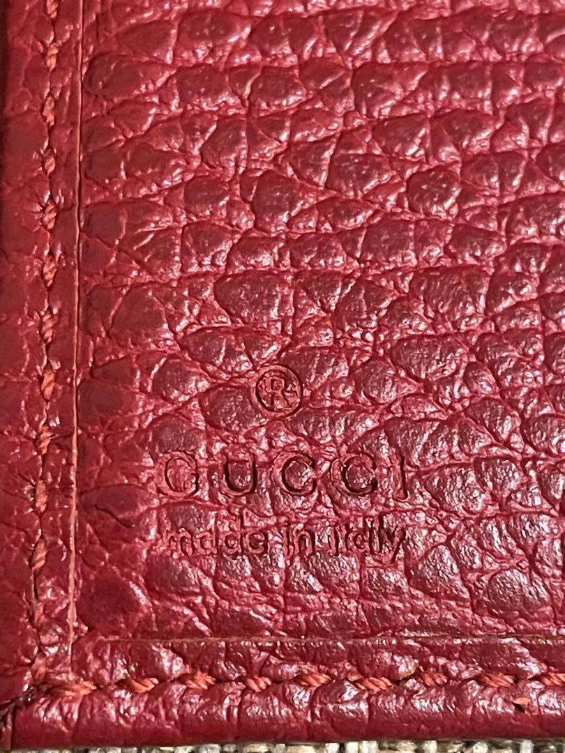 ◇N.K様専用◇GUCCI GGマーモント レザー レッド 三つ折財布 グッチ レディース