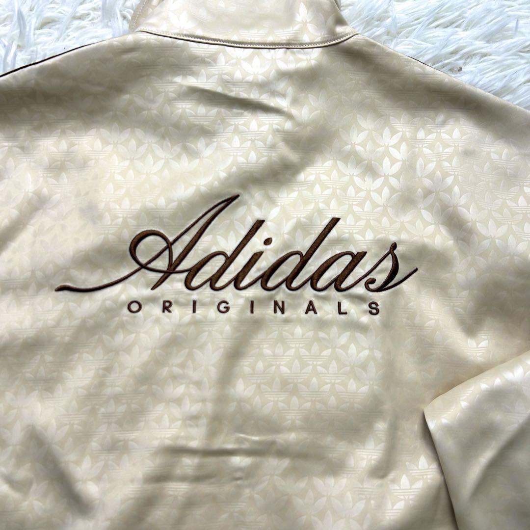 M adidas originals レディース サテン ジャケット 総柄 - メルカリ