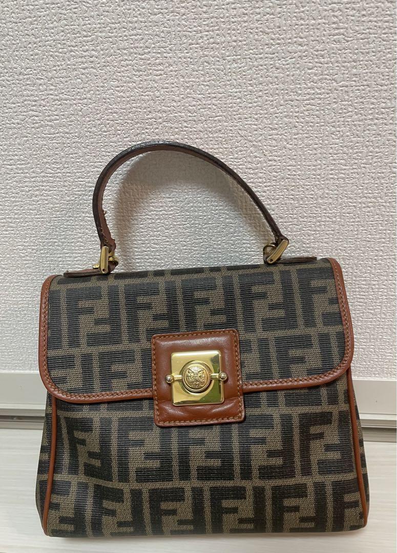 FENDI フェンディ 星座シリーズ 双子座 ズッカ柄 ショルダーバッグ 希少