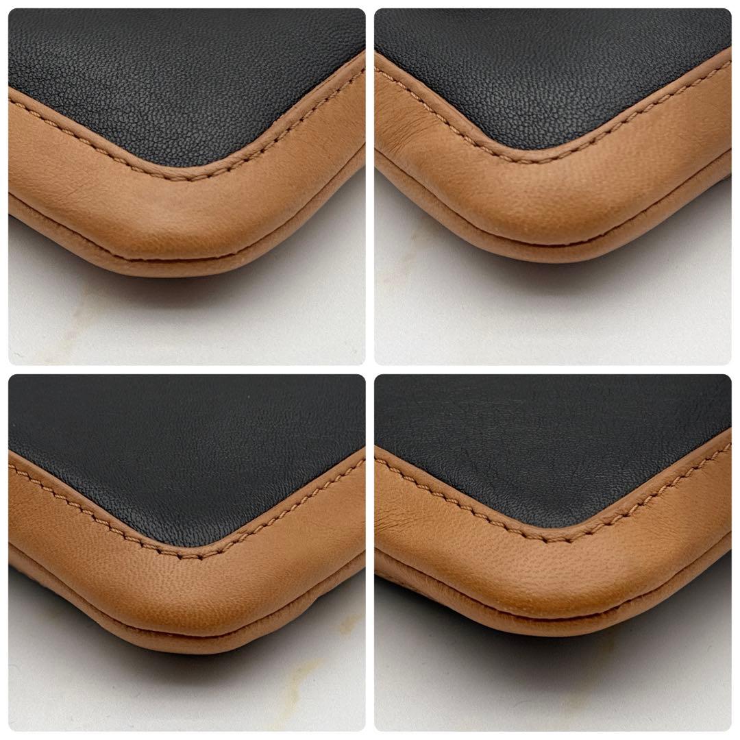 ピエール アルディ アルファ ポーチ ラムレザー バイカラー ピエール アルディ アルファ ポーチ ラムレザー バイカラー