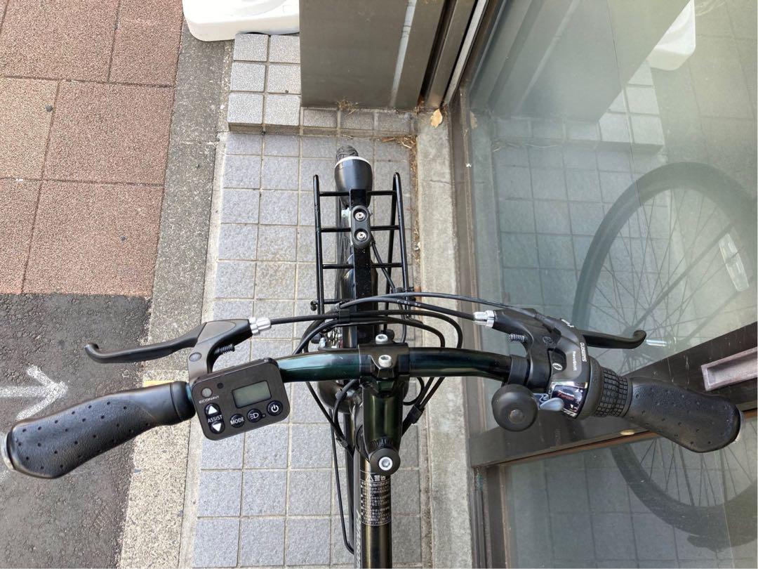 電動自転車 №6388 パナソニック ベロスター 700C ブラック