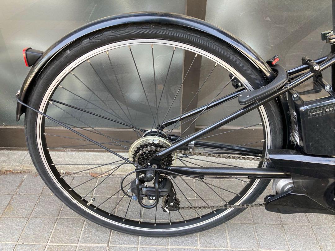 電動自転車 №6388 パナソニック ベロスター 700C ブラック