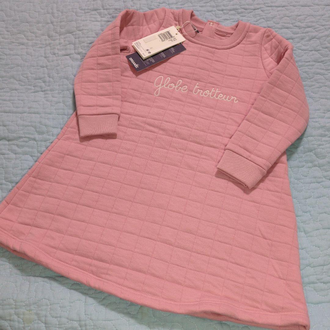 未着用プチバトー　チュビックキルティングワンピース　36m/95cm 通販ベビー・キッズ - 未着用☆プチバトー チュビックキルティング