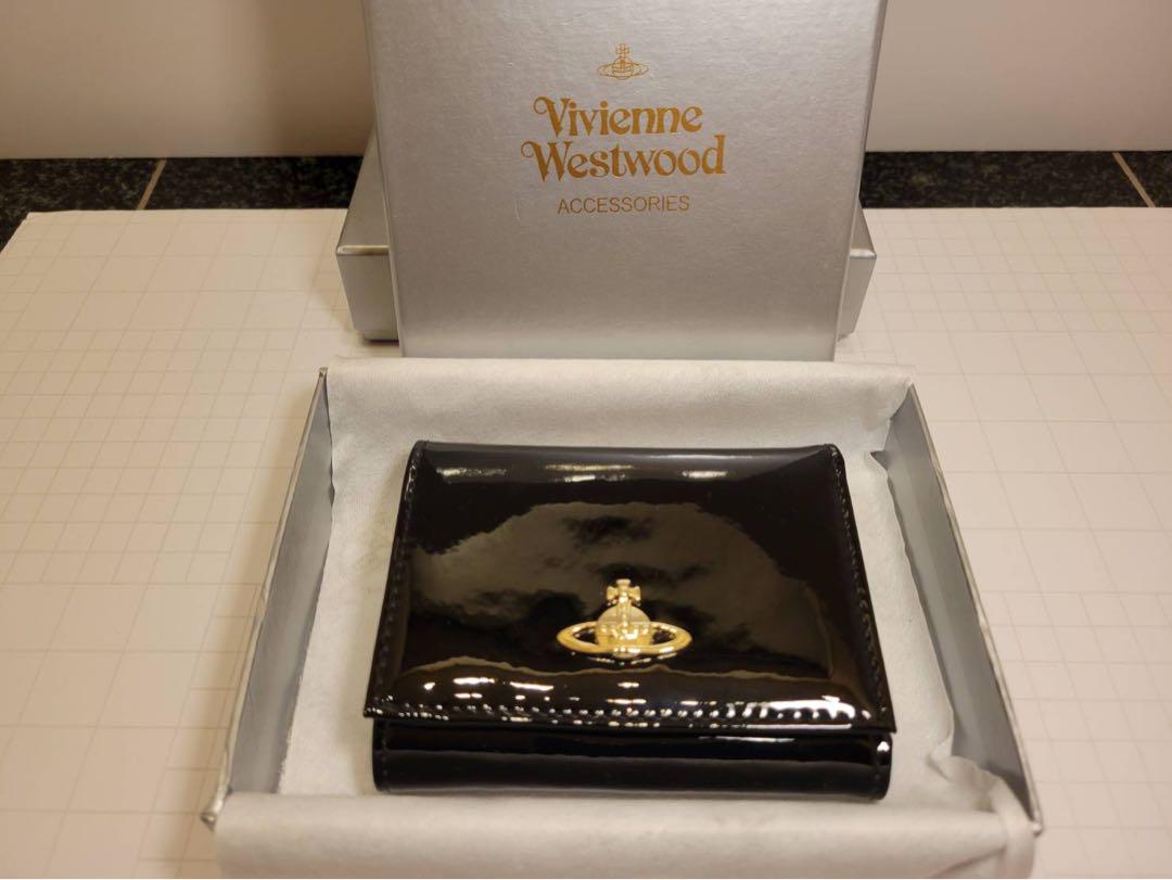 新品 Vivienne Westwood 三つ折り財布 ブラック
