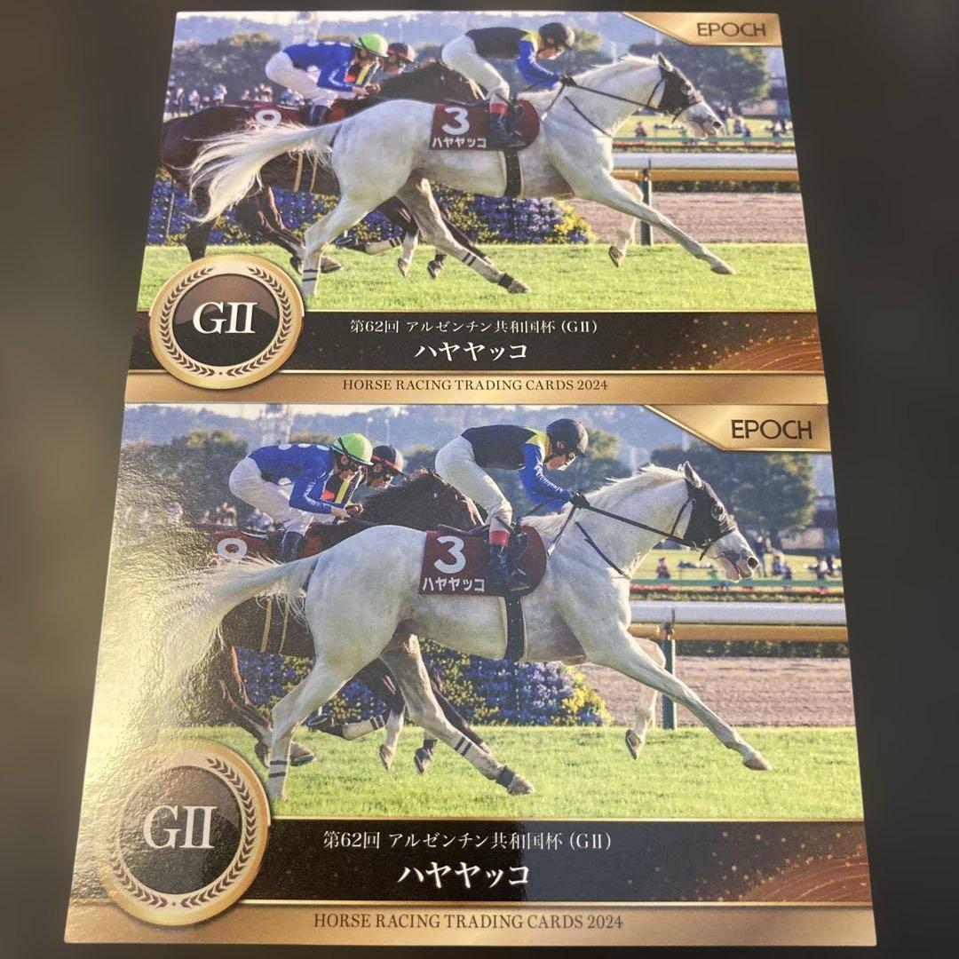 EPOCH ホースレーシング2024下半期 ハヤヤッコ 2枚セット - メルカリ