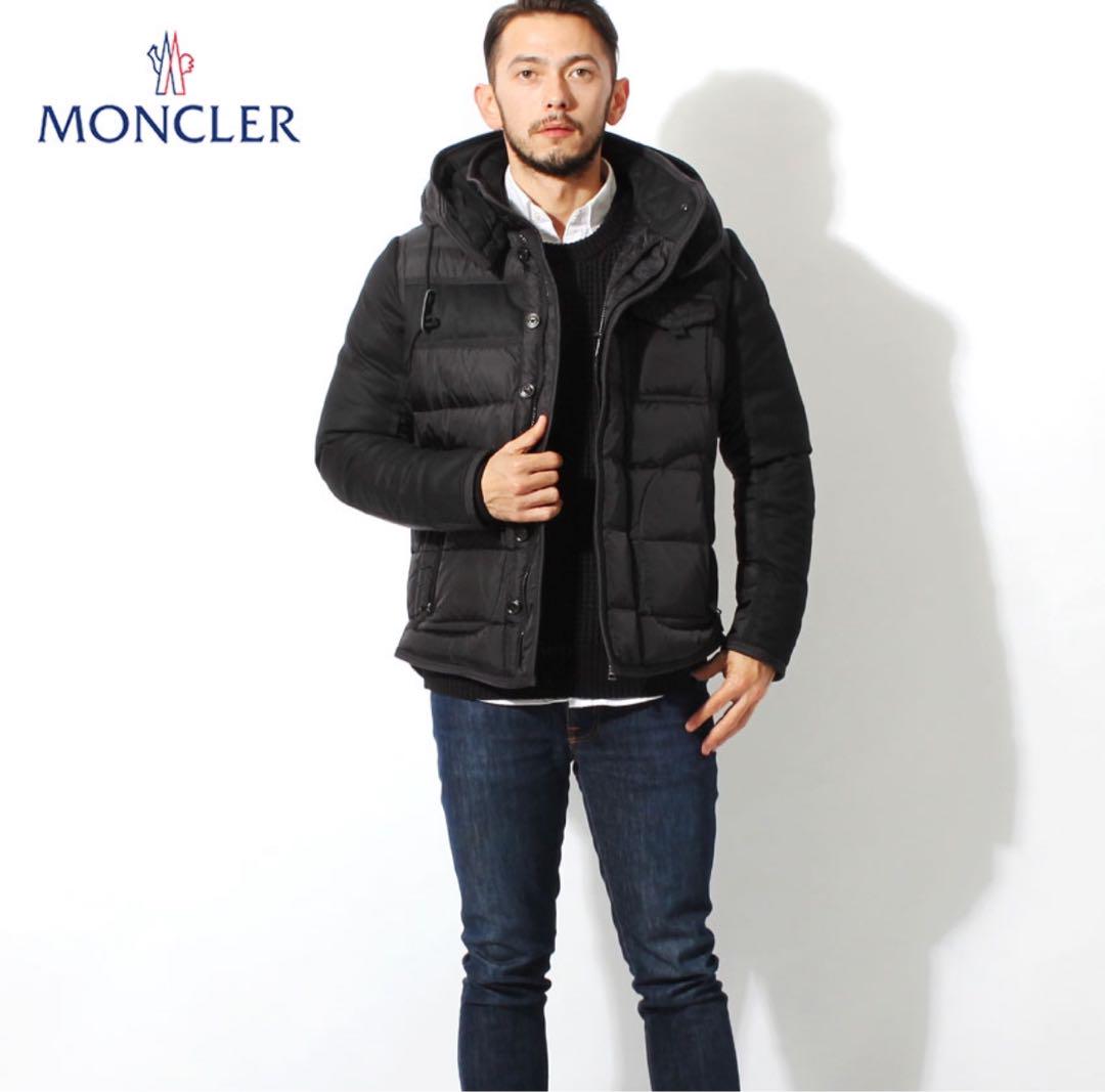 ハンガー&ガーメント付⭐︎MONCLER RYAN ライアン　ブラック　サイズ1