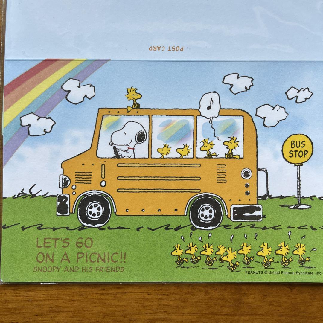 snoopy シール＋レターセット＋カード