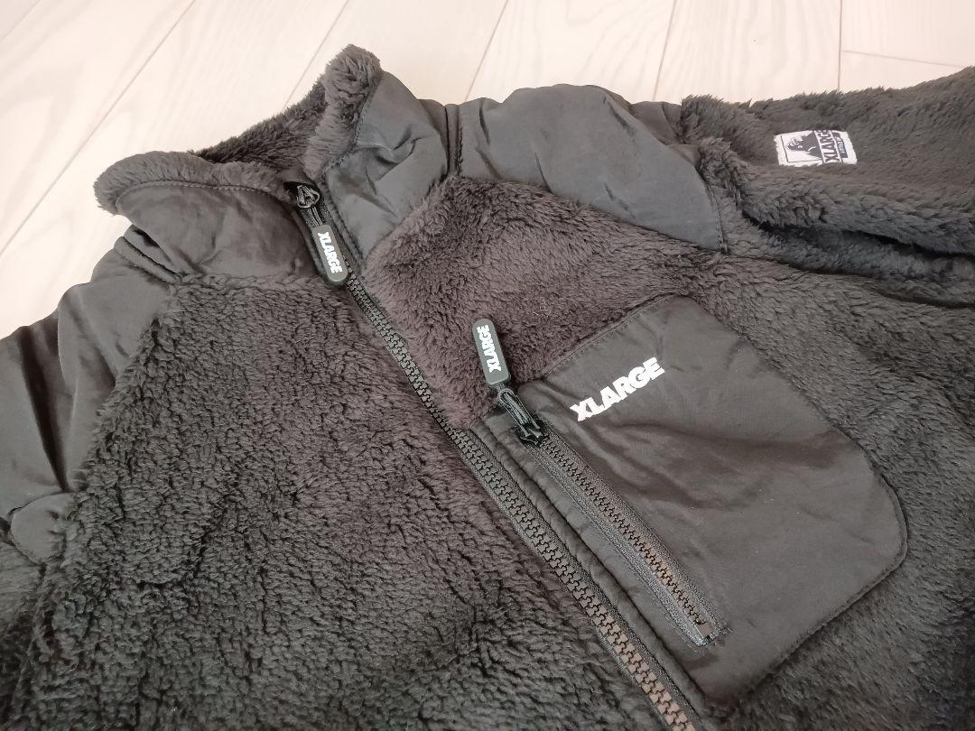 新品XLARGE KIDSエクストララージ　フラッフィーブルゾン　ジャケット長袖