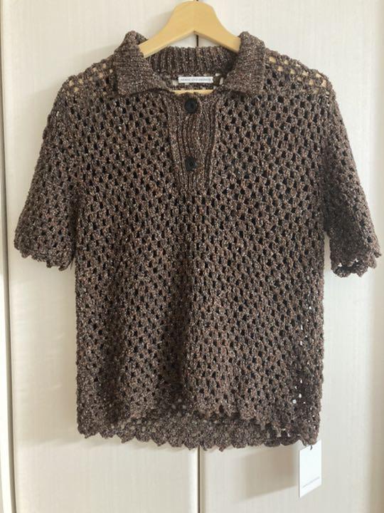 アカネウツノミヤ 新品 未使用 タグ付き シルク ネットワーク T