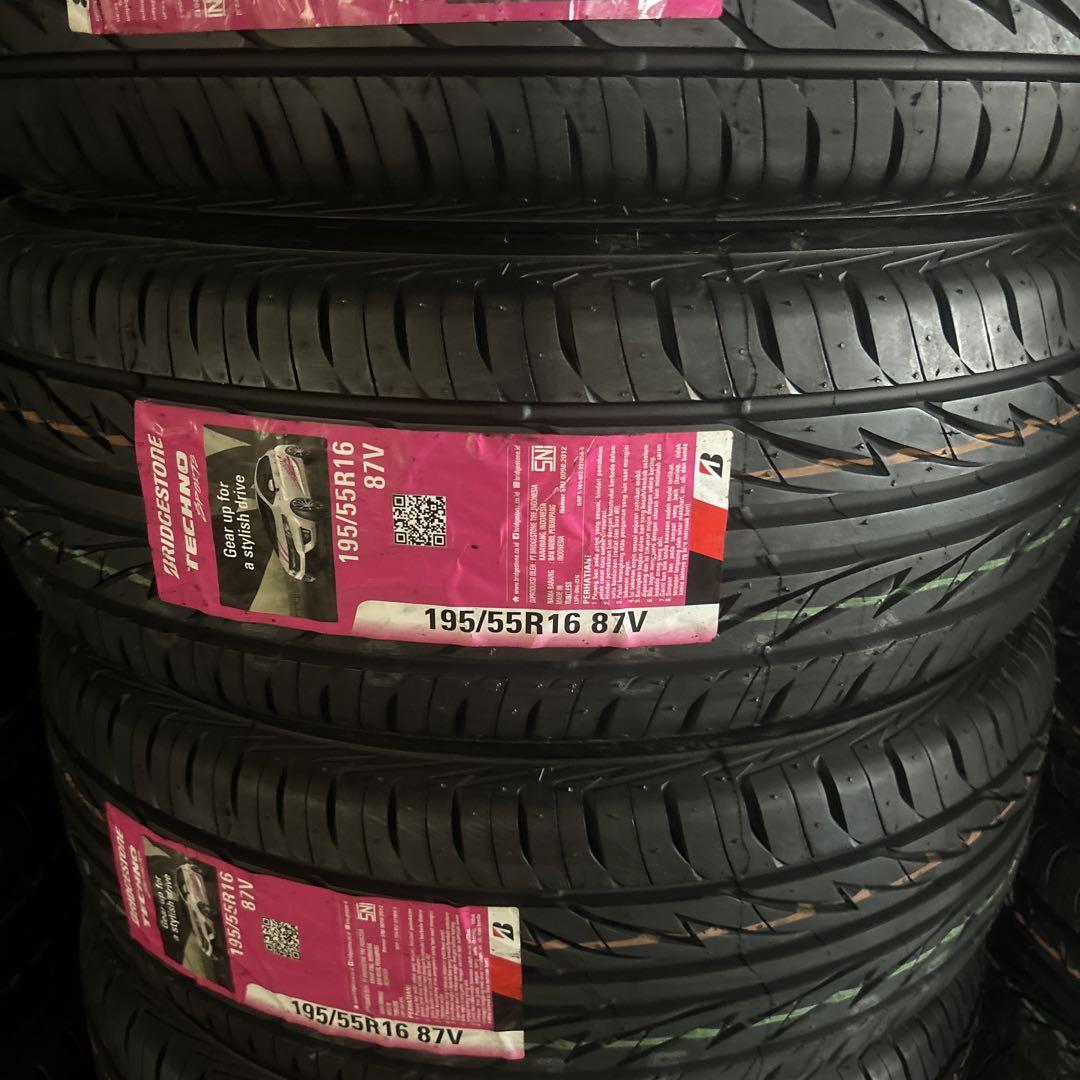 2024年製】16インチタイヤ 195/55R16-87V 4本
