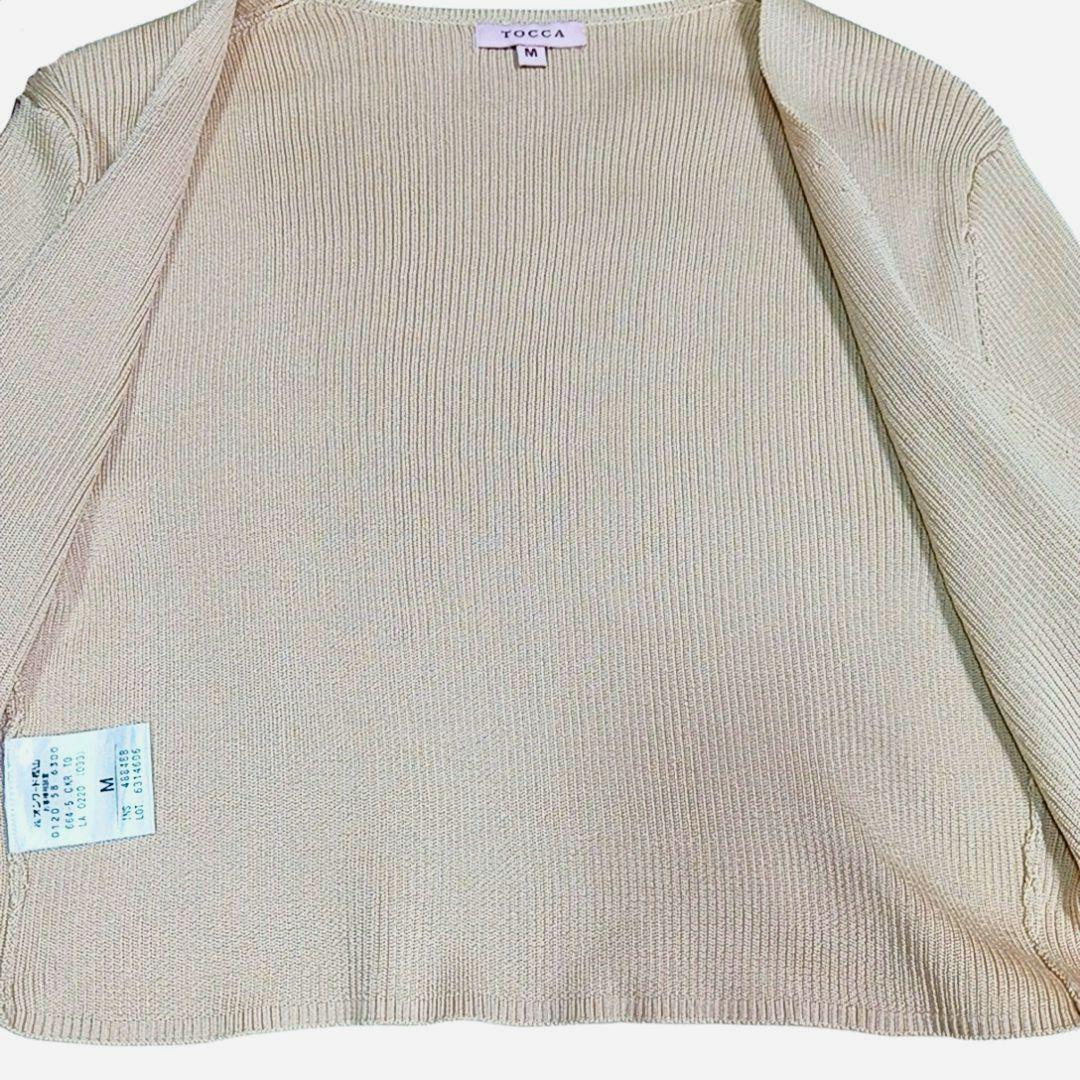 TOCCAトッカ バンビボレロ ファー 洗濯可 ベージュ M