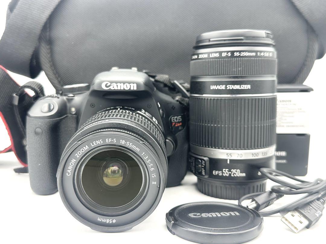 【完動品】Canon EOS Kiss X5 ダブルズームキット 動作確認済み