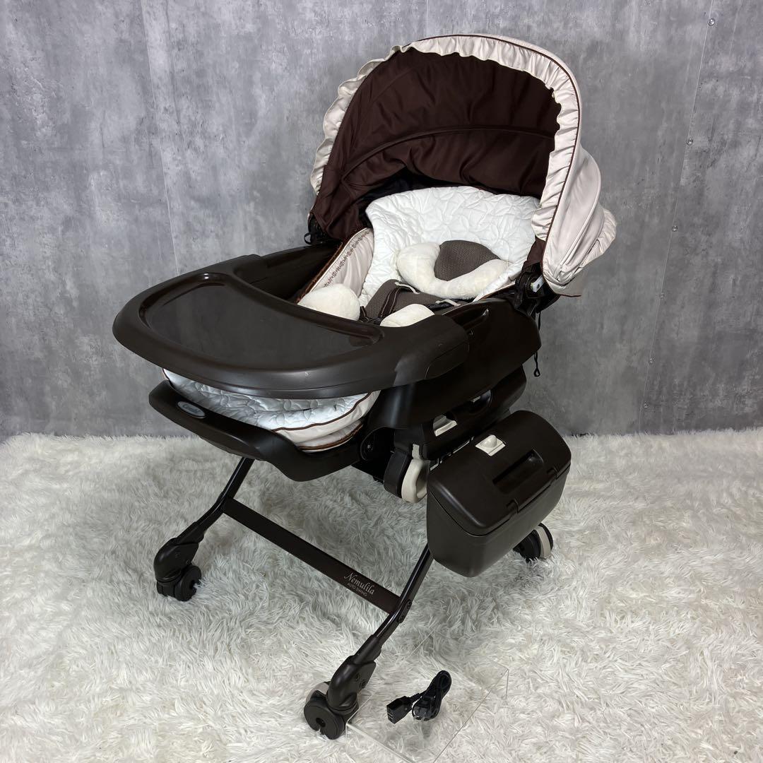 【美品】combi ハイローチェア ネムリラ AT プレミアム 電動バウンサー
