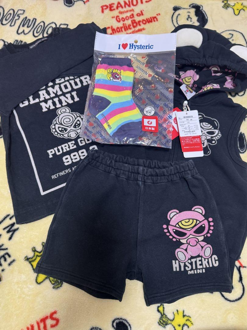 HYSTERIC MINI セトア、ロンT、靴下
