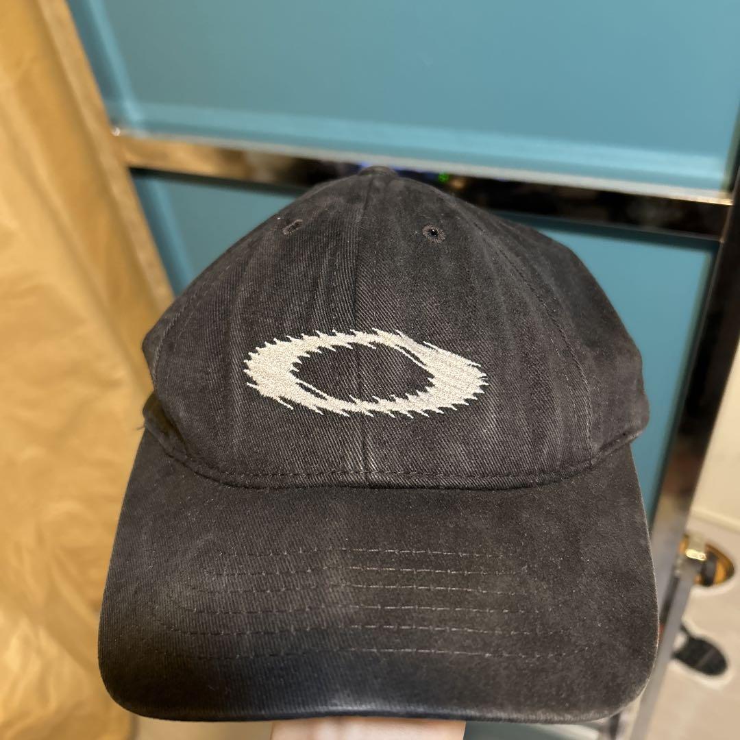 OAKLEY キャップ　90s ギザロゴ　古着　made in USA