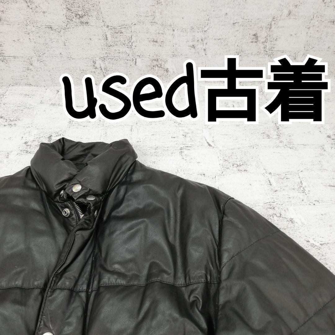 used古着 中綿レザージャケット