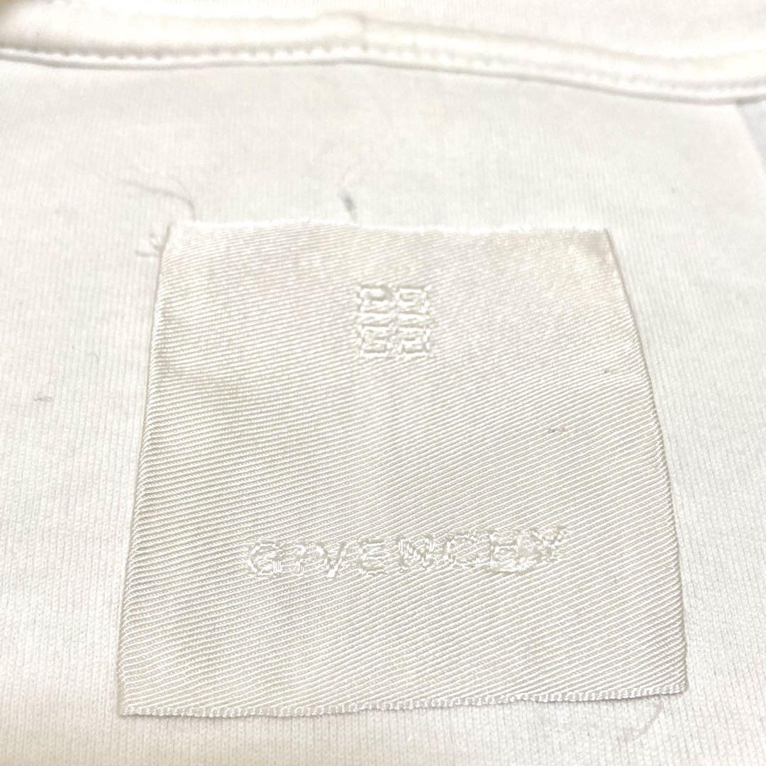 ほぼ未使用 GIVENCHY ジバンシー カレッジロゴ Tシャツ ホワイト S