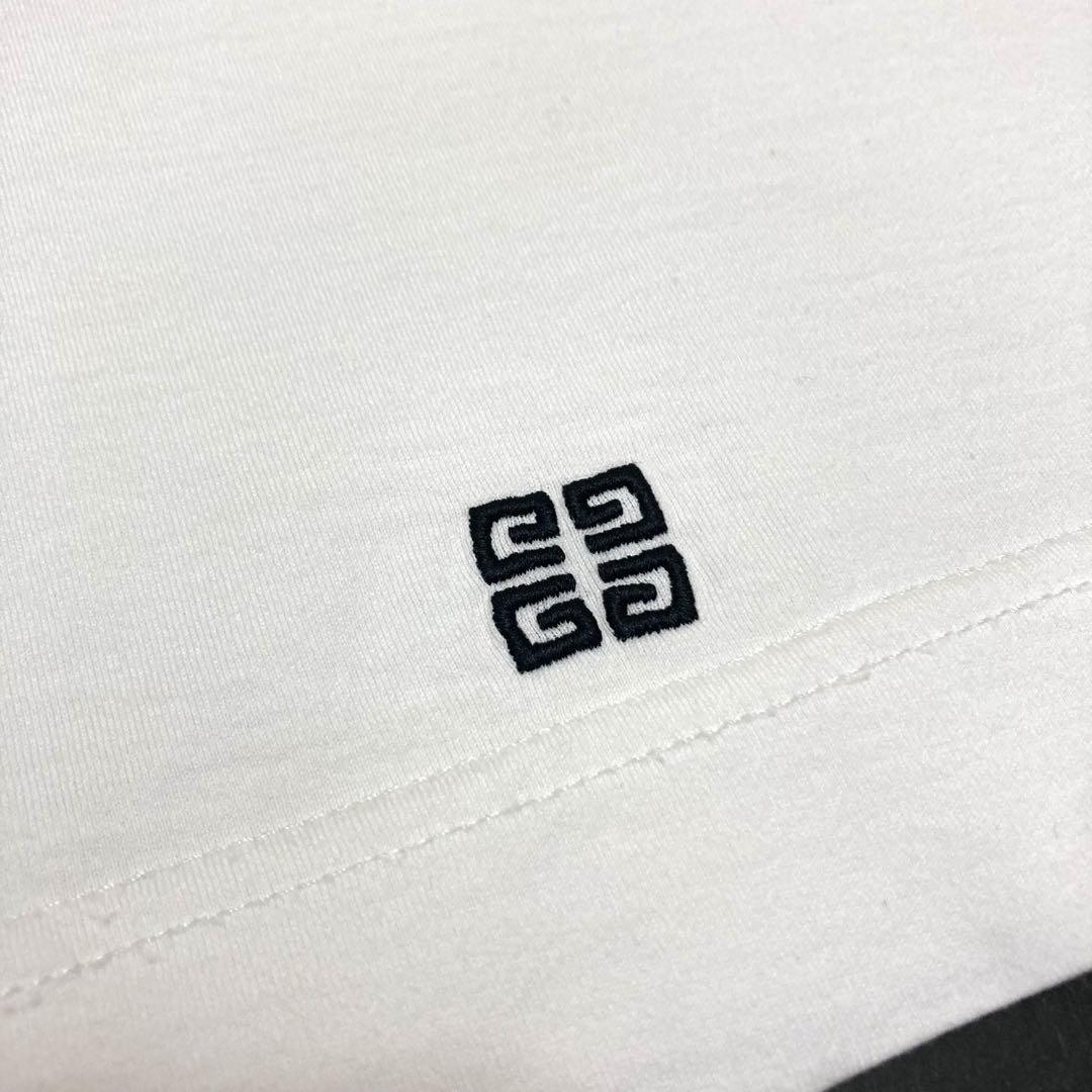 ほぼ未使用 GIVENCHY ジバンシー カレッジロゴ Tシャツ ホワイト S