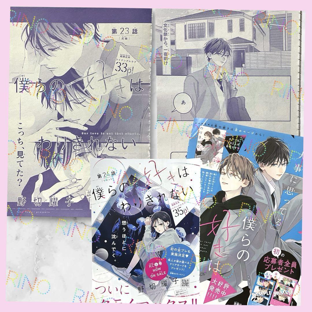 僕らの好きはわりきれない】野切耀子 23話 24話 デザート