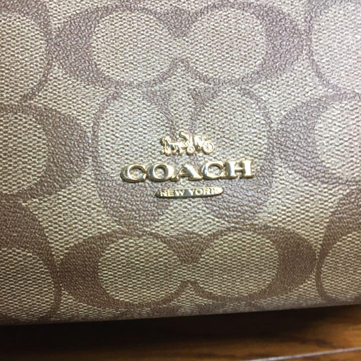 coach バッグ　チャーム付き