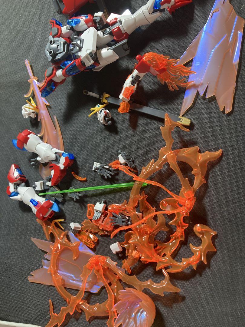 hg 神バーニングガンダム　トライバーニング　カミキバーニング　ビルドバーニング