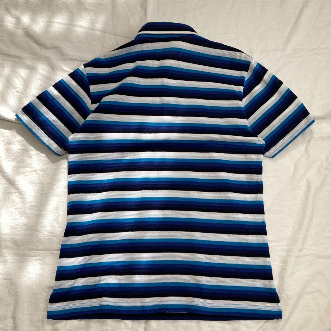 LANVIN SPORT ボーダーポロシャツ 日本製 春夏仕様 薄手 paris