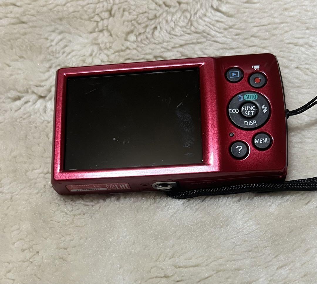 動作確認済】Canon IXY 130 レッド