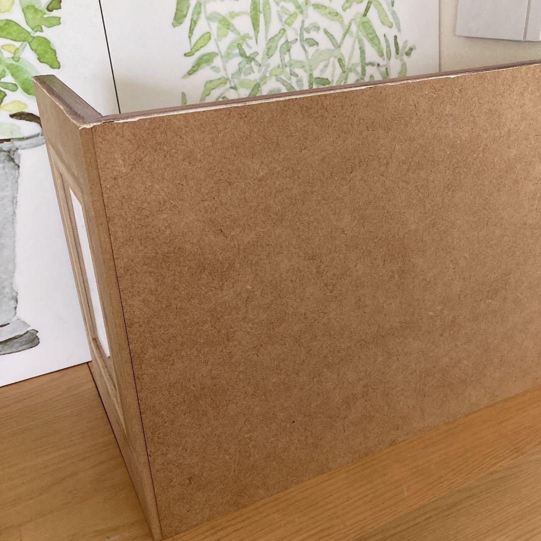 新作 MDF ドールハウス スノーホワイト シャビー 背景ボード