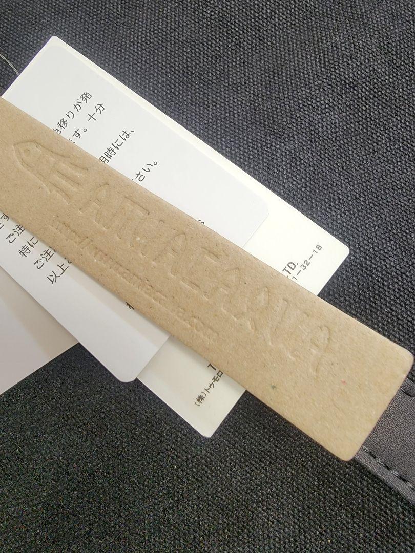 【新品】レザーハンドル キャンバストート