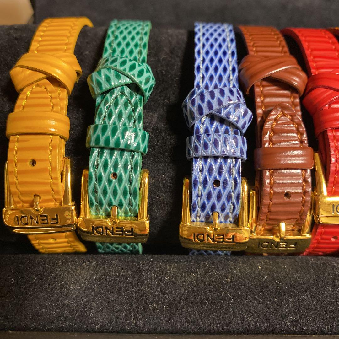 週末限定値下げ❣️ フェンディ時計 替ベルト9本 BPpiQ-m51361124055 美品‼️ お得得価