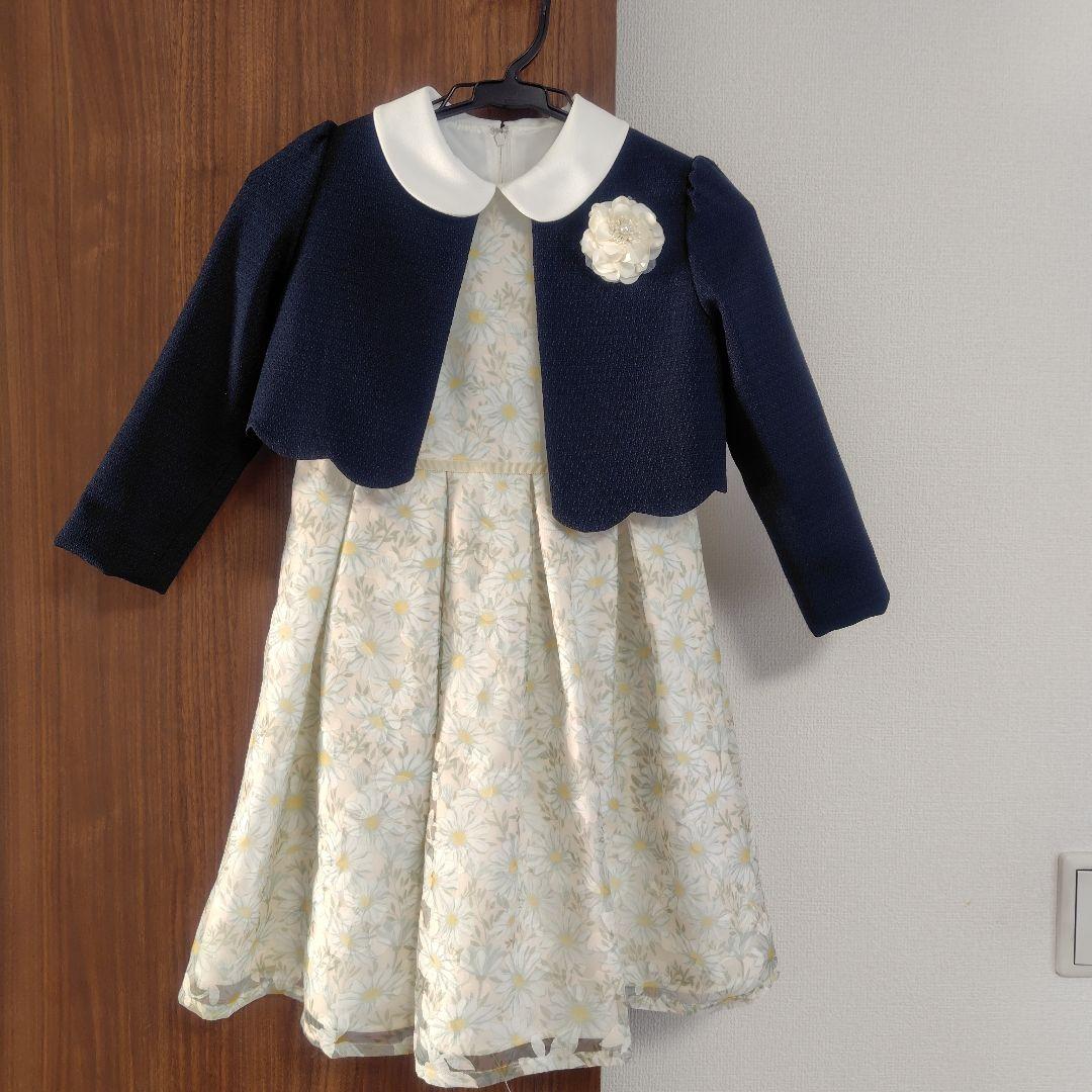 美品 卒服 プティマイン　2023年モデル　ボレロ　ジャケット　ワンピース　花柄