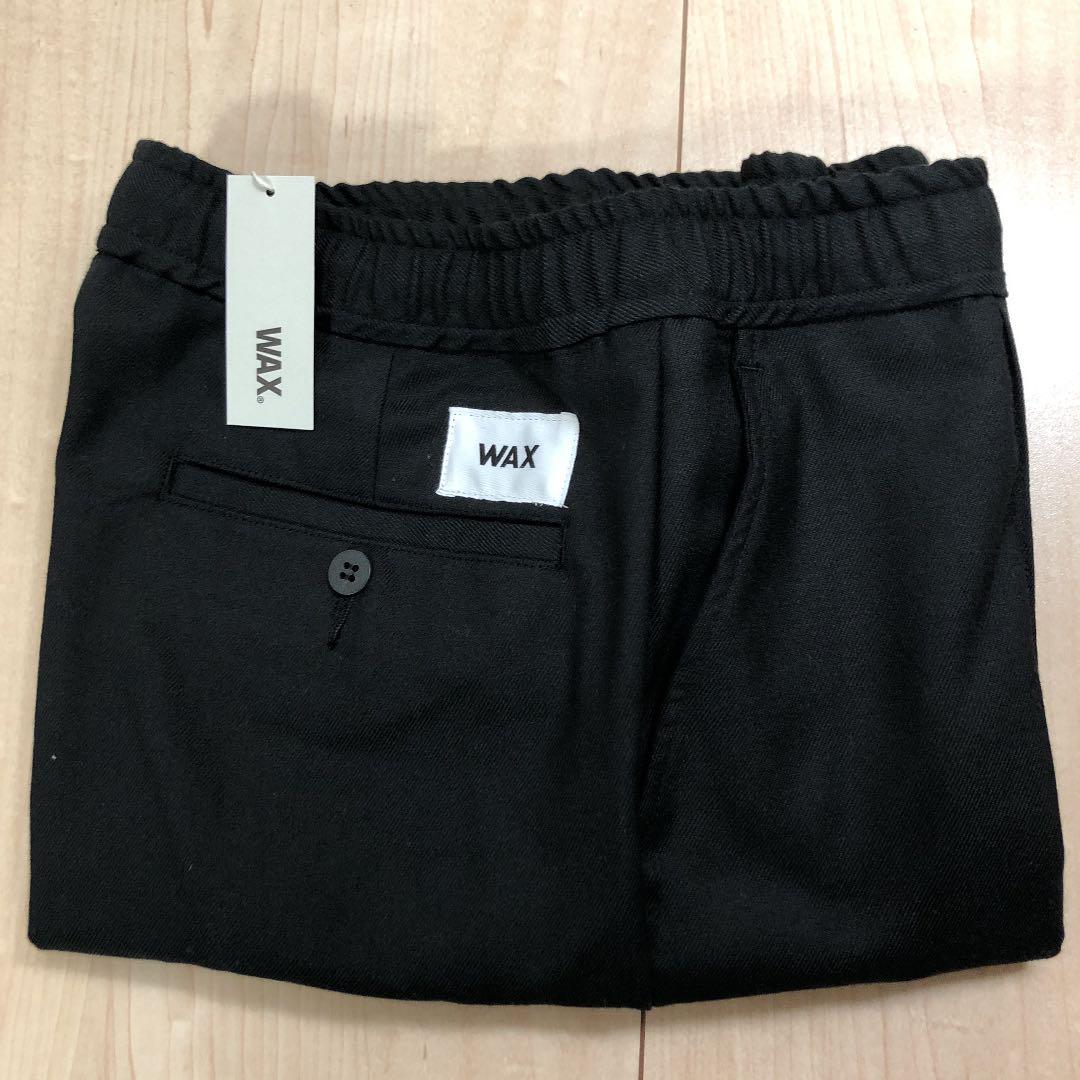WAX / Pin tuck pants"Thermo lite" ブラック