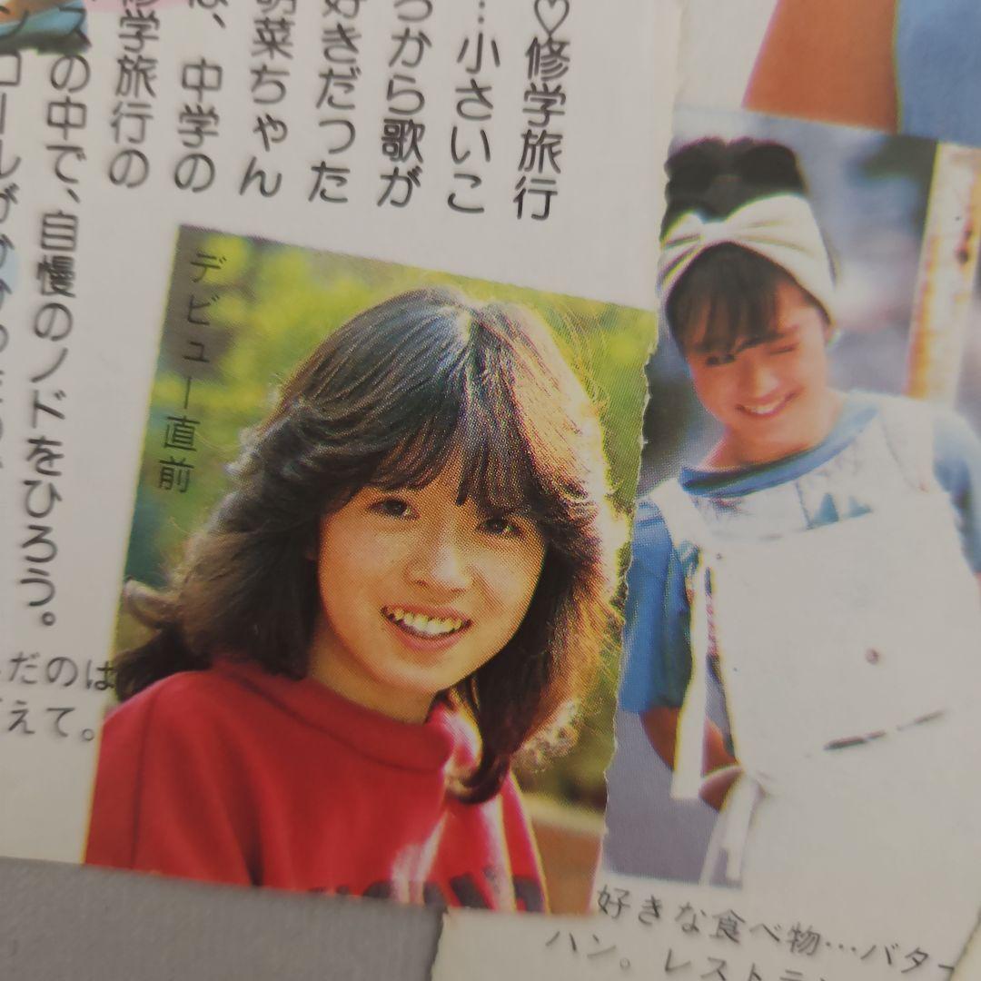 セット売り　中森明奈　昭和雑誌付録　昭和アイドルレコードの紙のみ　など セット売り 中森明奈 昭和雑誌付録 昭和アイドルレコードの紙