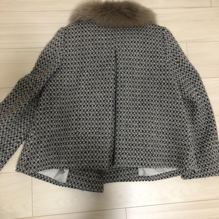 【アウター】 アナトリエ ショート コート ファー付き 7kUPD-m51364538521 いただきあ