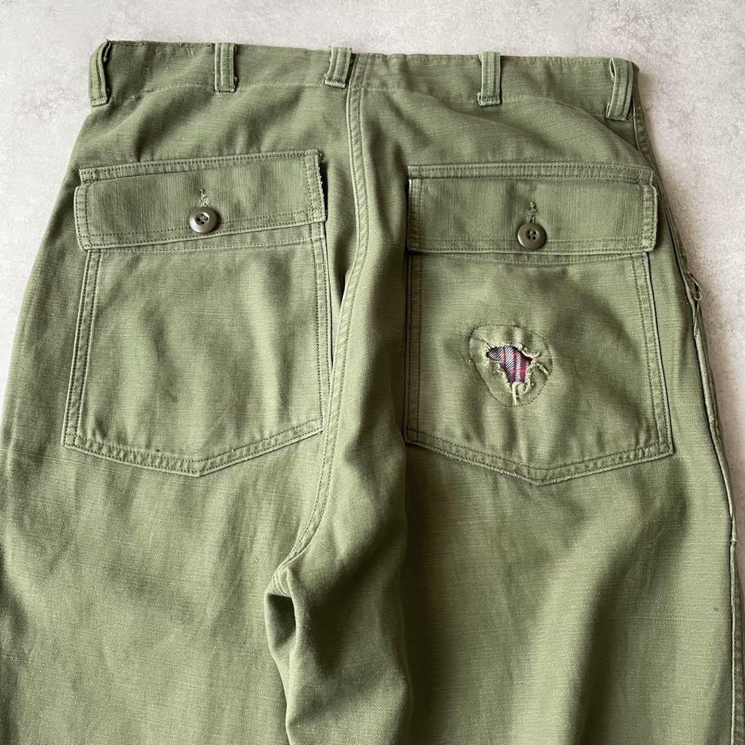 60s 米軍 実物 ヴィンテージ ベイカーパンツ リメイク OG107