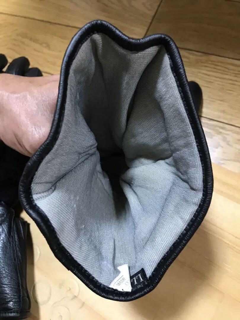 KADOYA カドヤ　冬用レザーグローブ　黒色　LLサイズ