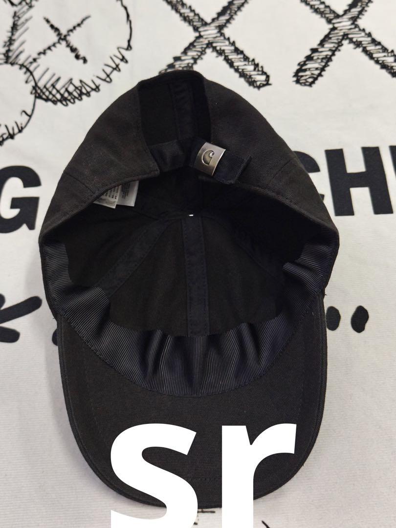 Carhartt x Sacai ブラック ベースボールキャップ