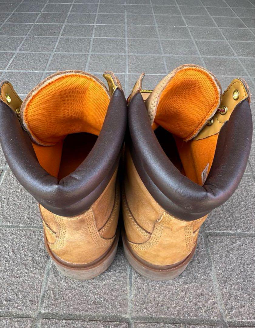 Timberland ベージュ スエード ワークブーツ