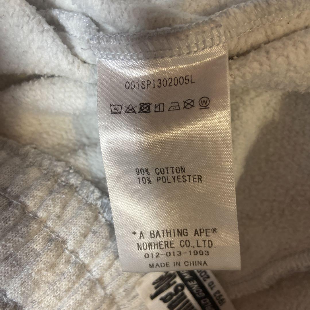 BATHING APE エイプ　スウェットパンツ　ジャージ　短パン　ハーパン
