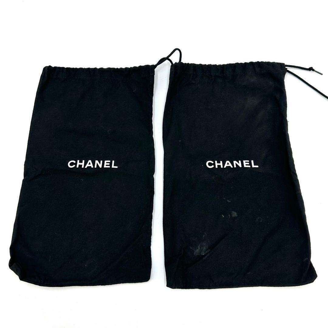 CHANEL ミュール サンダル ウェッジソール エスパドリーユ風 ココマーク