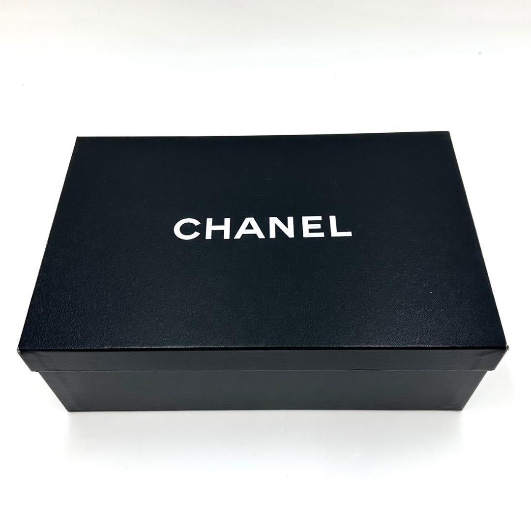 CHANEL ミュール サンダル ウェッジソール エスパドリーユ風 ココマーク