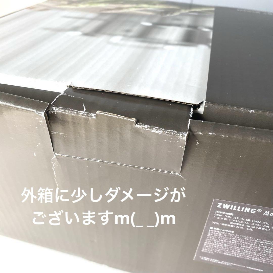 ZWILLING ツヴィリング 24cm 6L ステンレス鍋 両手鍋　新品未使用