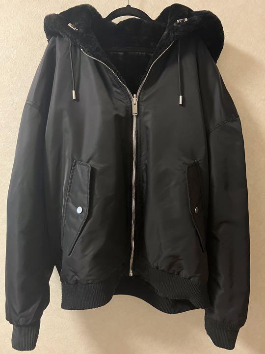 ZARA リバーシブルジャケット/フェイクファー/ XL