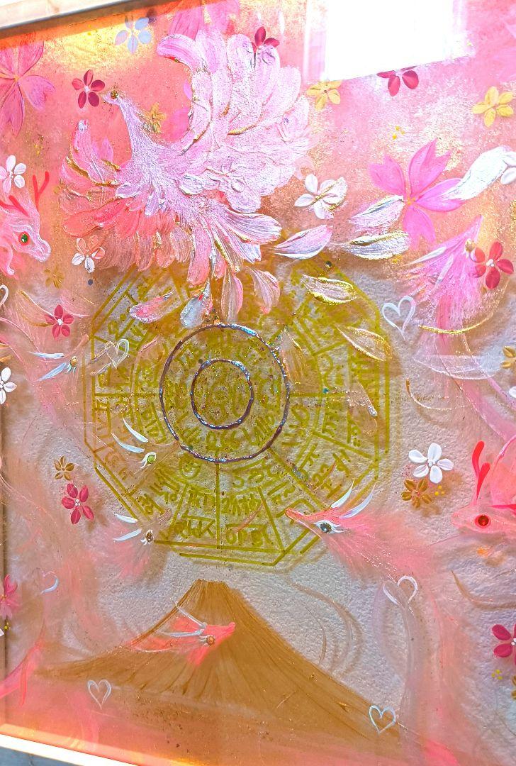 開運絵画　❀龍桜❀桜鳳凰❀開花❀福