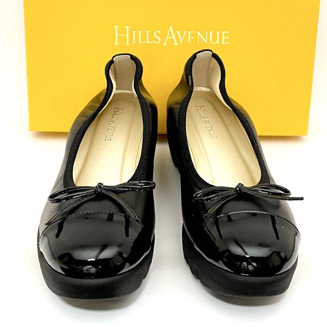 HILLS AVENUE ヒルズアヴェニュー　ブラック　パンプス　厚底　カメリア ヒルズアヴェニュー オンラインストア カメリア(24.5 ブラック